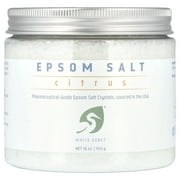 White Egret Personal Care Epsom Salt, Citrus, 16 oz (454 g)