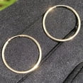 thumbnail image 3 of Real Genuine 14K Yellow Gold Filled Hoop Earrings 1 Inch 20 mm Earrings for Men and Women Golds, 3 of 7