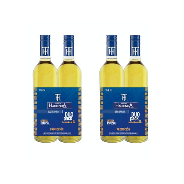 Tequila Hacienda De Tepa Reposado 100% 2 Botellas 1L
