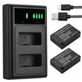 thumbnail image 1 of -E17 Cargador de Batería LP-E17 Con Indadors LED + 2pcs LP-E17 Baterias 7.4V 1500mAh Con Reemplazo del Cable de Carga USB para 200D/ 750D/ 760D/ 800D/ 8000D/ M3/ M6/, 1 of 7