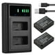 thumbnail image 1 of -E17 Cargador de Batería LP-E17 Con Indadors LED + 2pcs LP-E17 Baterias 7.4V 1500mAh Con Reemplazo del Cable de Carga USB para 200D/ 750D/ 760D/ 800D/ 8000D/ M3/ M6/, 1 of 7