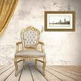 thumbnail image 3 of Helena, Frank 32x18 Gold Ornate Wood Framed with Double Matting Museum Art Print Titled - View of the Houses of Parliament and Westminster Bridge London, 3 of 4