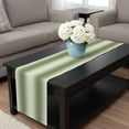 thumbnail image 4 of Sage Green Ombre Table Runner 72 Inches Long, Modern Abstract Art Farmhouse Gradient Kitchen Coffee Dining Table Decoration for Home Party Birthday Wedding Home Decor 13x72 Inches, 4 of 8