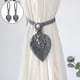 thumbnail image 3 of Paquete de 2 sujeciones tejidas con cuerda para atar cortina para Gris Zulema Cuerda de corbata de cortina, 3 of 6