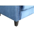 thumbnail image 4 of Chic Home Kameron Sofa Velvet Upholstered Espresso Finished Wood Legs, 4 of 5