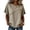 Khaki-140513VV, variant on Womens Tops Summer Spring Tunic Short Sleeve Shirts Linen Texture Casual Dressy Blouses Cute Trendy Fringe Trim 2026 Purple M