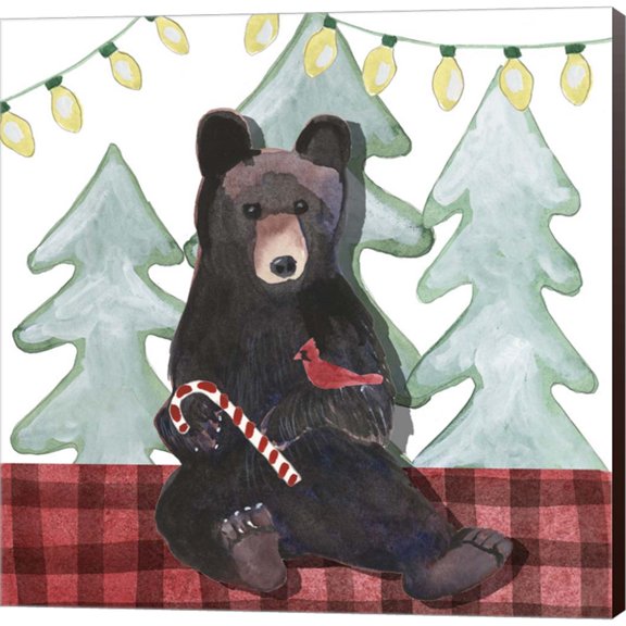 Great Art Now A Very Beary Christmas I by Alicia Ludwig, Canvas Wall Art, 12W x 12H