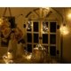 thumbnail image 3 of Luces de cadena de globo que funcionan con pilas, a prueba de agua 44, 3 m 80 Bola de cristal LED, luces de hadas LED para interiores y exteriores. Afortunado Sencillez, 3 of 3