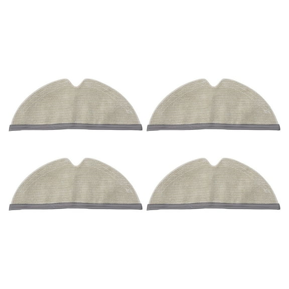Pack Of 4 Microfibre Pad For Robo Rock Q8 MAX MAX Plus Robot Vacuum Cleaner Vacuum Cleaner Parts Accessories Power Tools 2024 Laisenwei