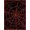 Red Black, Pattern 1, variant on ODIKA Mens Centered Web Net Men Motif Interlocking Radial Webs Wevs for Playroom, Bedroom, Reading Nook, Pet Friendly & Kids Safe Play