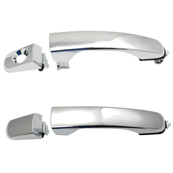 TRQ Front and Rear Exterior Door Handle Set For 07-17 Buick Chevrolet GMC Saturn DHA51118