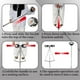 thumbnail image 5 of ALEVMOOM Bastón plegable con asiento, ligero, 2 en 1, para adultos, de aluminio, con asiento, capacidad de 150 kg, portátil, con bolsa de transporte, color plateado, 5 of 5