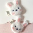 thumbnail image 3 of 2pcs Cute Rabbit Decorative Hair Side Clips Lovely Plush Hair Fringe Clips Trendy Hair Decoration For Women And Girls, 3 of 5