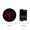 thumbnail image 2 of Justharion 3pieces Universal Round Auto Ammeter Accessories With Wide Range Measurement Professional Plastic 1Set, 2 of 6
