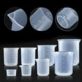 thumbnail image 4 of Nvzi 50/100/250/500/1000ml Resin Mixing Cups, Liquid Measuring Cups, Plastic Beaker, Graduation Epoxy Resin Cups for Resin Epoxy Paint Food, Lab Use - 5 Pcs, 4 of 5
