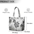 thumbnail image 5 of Flower Women's Large Weekend Travel Bag Moving Canvas Handbag Thick Double Layer Beach Weekend Travel Unisex Hospital Maternity Delivery with Toiletry Waterproof, 5 of 5