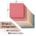 thumbnail image 2 of Mr. Pen- Sticky Notes, 12 Pads, 3x3 Inch, Vintage Colors, 2 of 7
