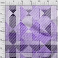 thumbnail image 3 of oneOone Cotton Cambric Medium Purple Fabric Check Dress Material Fabric Print Fabric By The Yard 56 Inch Wide, 3 of 4