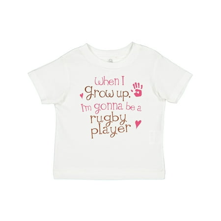

Inktastic Rugby Player Future Gift Baby Girl T-Shirt