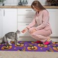 thumbnail image 3 of Halloween Pumpkins with Witch Hats Kitchen Rugs Sets Of 2,Anti Fatigue Kitchen Mat Rugs Non Slip Washable,Decorative Kitchen Floor Mats for Kitchen,Sink,Laundry,17"x30"+17"x47", 3 of 7