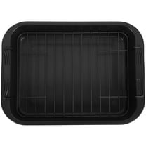 TEHAUX Non-Stick Carbon Steel Baking Tray Deep Rectangle Pan for Easy Baking 1Set