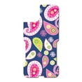 thumbnail image 3 of DistinctInk Custom SKIN / DECAL compatible with OtterBox Commuter for iPhone 11 Pro MAX (6.5" Screen) - Pink Green Navy Paisley, 3 of 5