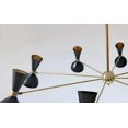 thumbnail image 4 of 1950' s Italian Monolith Chandelier Mid Century 8 Arms Sputnik Ceiling Fixture, 4 of 5