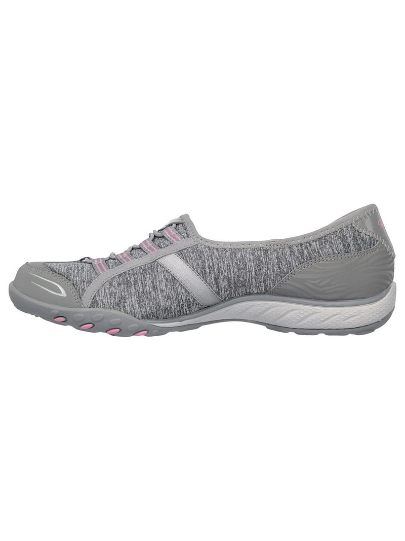 fisk forord amme Skechers Sport Women's Breathe Easy Good Life Walking Shoe,Gray/Pink,9 M US  - Walmart.com