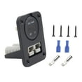thumbnail image 3 of jiaping 12V-24V with Voltmeter Easy to Install Flush Mount Recessed Plate Plug Mounting Blue Light, 3 of 9