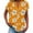 Orange A, variant on Enjoytime Womens Blouses Vintage Printed V-Neck Short Sleeve Shirts Spring Summer Business Casual Plus Size Womens Tops Khaki L
