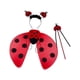 thumbnail image 5 of Conjunto de disfraz de animal para niños, accesorios de fotos, disfraz de Halloween para espectáculo de baile 3 piezas mariquita, 5 of 9