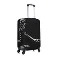 thumbnail image 6 of Cauagu Skeleton Playing Xylophone Print Travel Luggage Cover,Travel Dust-proof Suitcase Cover Softside Suitcase Protector for 18-32inch,Not Included Suitcase, 6 of 8