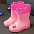 thumbnail image 2 of Youmylove Toddler Rain Boots Kids Rain Boots For Girls Boys Rain Boot Liner For Boys & Girls Rubber Rain Boots Toddler Rain Boots Chic Print Rainboots Cute Outdoor Playwear, 2 of 9