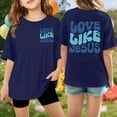 thumbnail image 2 of Xijirk Girls T Shirts Graphic Print Tees and Casual Shirts Short Sleeve Comfortable Daily Wear Tops,140, 2 of 4