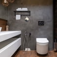 thumbnail image 3 of Aquaterior 23" Wall Mounted Towel Rack 2 Tier Rail  Storage Shelf with Hook, 3 of 10