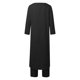 thumbnail image 4 of Traje de dos piezas de moda 2025 para mujer: top de manga larga irregular y pantalones de pierna ancha. Conjunto informal de estilo oriental., 4 of 4