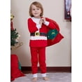 thumbnail image 3 of Dos conjuntos de pijamas de Navidad para niños, pijamas para niños pequeños, elfo, Papá Noel, Cosplay, ropa de dormir de Navidad para niños y niñas, pijamas de Año Nuevo, 3 of 4