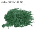 thumbnail image 2 of Uxcell 3pcs 1.26 OZ Moss Fake Craft Moss Artificial Moss Natural Preserved Moss for Craft Arts Floral (Forest Green), 2 of 6