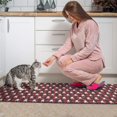 thumbnail image 3 of Red Bigfoot and Heart Pattern Kitchen Rugs Sets Of 2,Anti Fatigue Kitchen Mat Rugs Non Slip Washable,Decorative Kitchen Floor Mats for Kitchen,Sink,Laundry,17"x30"+17"x47", 3 of 7