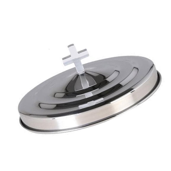 Sanitary Nonrust Steel Communion Tray Lid 40 Slot Design Prevents Contamination During Religious Distribution