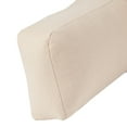 thumbnail image 4 of Jumbo Cream Polyester Bed Rest Pillow, 4 of 6