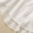 thumbnail image 5 of Summer Women Cotton Linen Embroidered Sleeveless Vest Casual Top XL Size White, 5 of 8