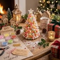 thumbnail image 4 of Dreamy Beaded Christmas Tree DIY Kit, Handmade Holiday Craft Set | Creative Christmas Tree Decoration Project for Adults Teens Tabletop Home Decor (Multicolor), 4 of 6