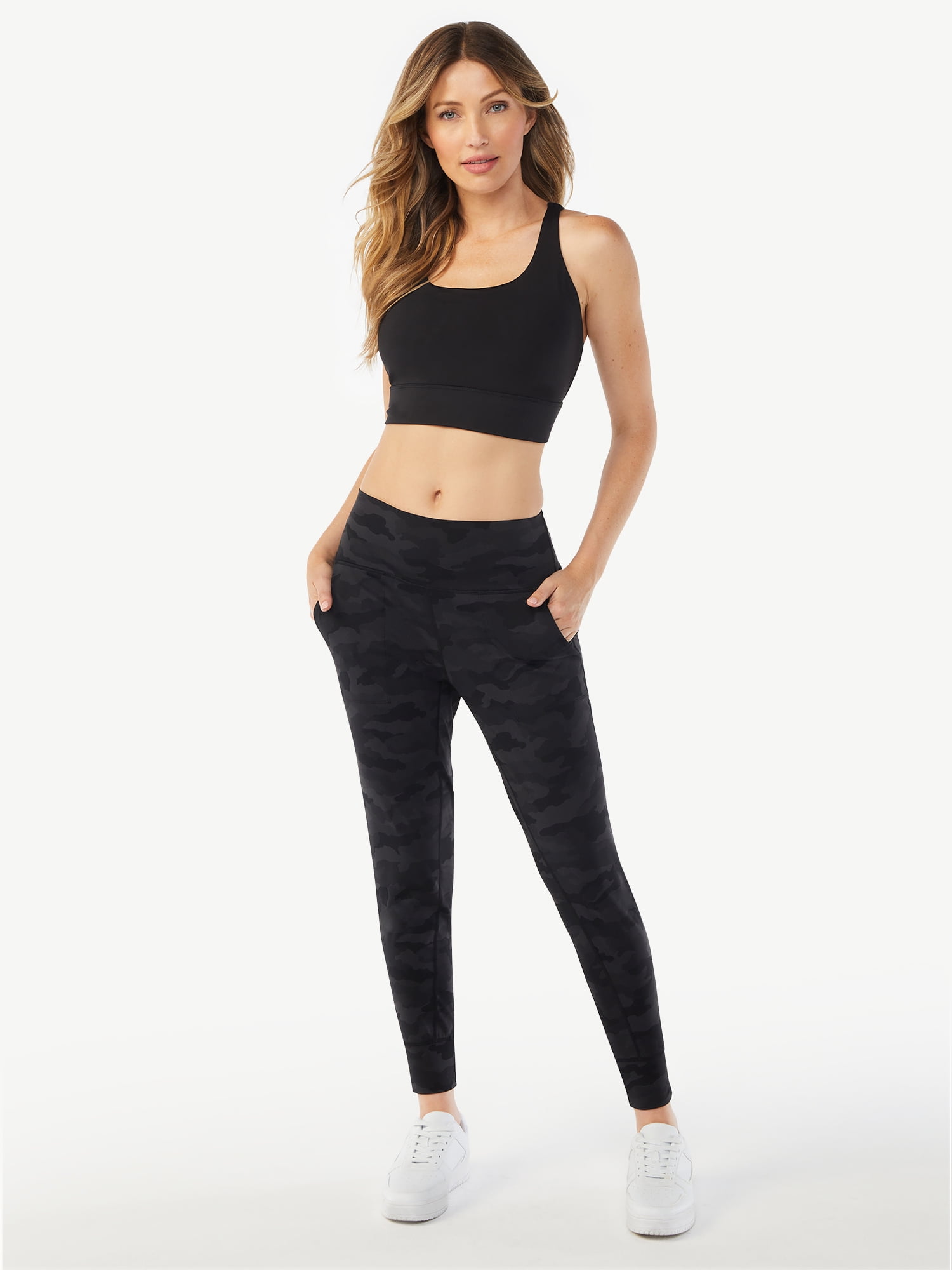 Sofia Active by Sofia Vergara Women’s High Waist Studio Joggers, 27" Inseam