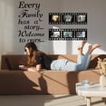thumbnail image 4 of Every Family Has a Story,Family Wall Art Stickers Contains 6 Pcs 4x6in Picture Frame Wall Decor Stickers for Living Room Family Inspirational Wall Stickers Quotes, 4 of 7