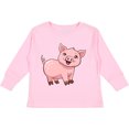 thumbnail image 3 of Inktastic Cute Pig Boys or Girls Long Sleeve Toddler T-Shirt, 3 of 5