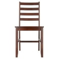 thumbnail image 2 of Winsome Hamilton Ladder- Back Dining Chairs, 2-Pc Set, Walnut Finish, 2 of 7