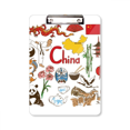 thumbnail image 1 of China Panda Landscap National Flag Clipboard Folder Writing Pad Backing Plate A4, 1 of 4
