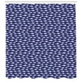 thumbnail image 3 of Ambesonne Blue Nautical Shower Curtain, Monotone Fish Pattern, 69"Wx84"L, Indigo and Pastel Purple, 3 of 3