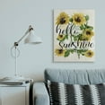 thumbnail image 2 of Stupell Industries Vintage Painted Sunflowers with Hello Sunshine Text Designed by Daphne Polselli, 2 of 6